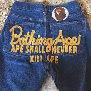 NWOT BAPE JEANS Size Small